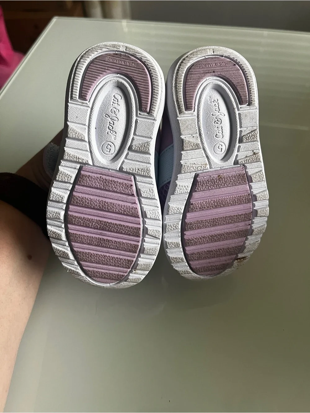 Cat & Jack Lavender Mesh Water Shoes with Hook-and-Loop Strap